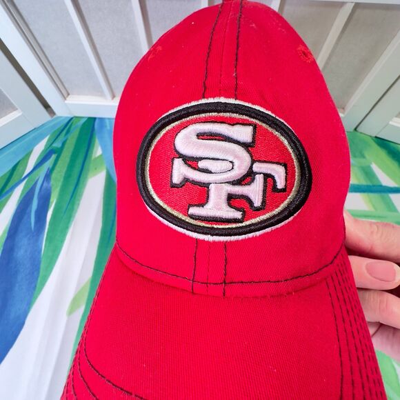 SF Giants NFL Fitted Football Baseball Cap Hat - Picture 2 of 11